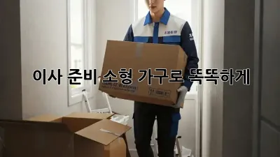 이사 준비, 소형 가구로 똑똑하게!